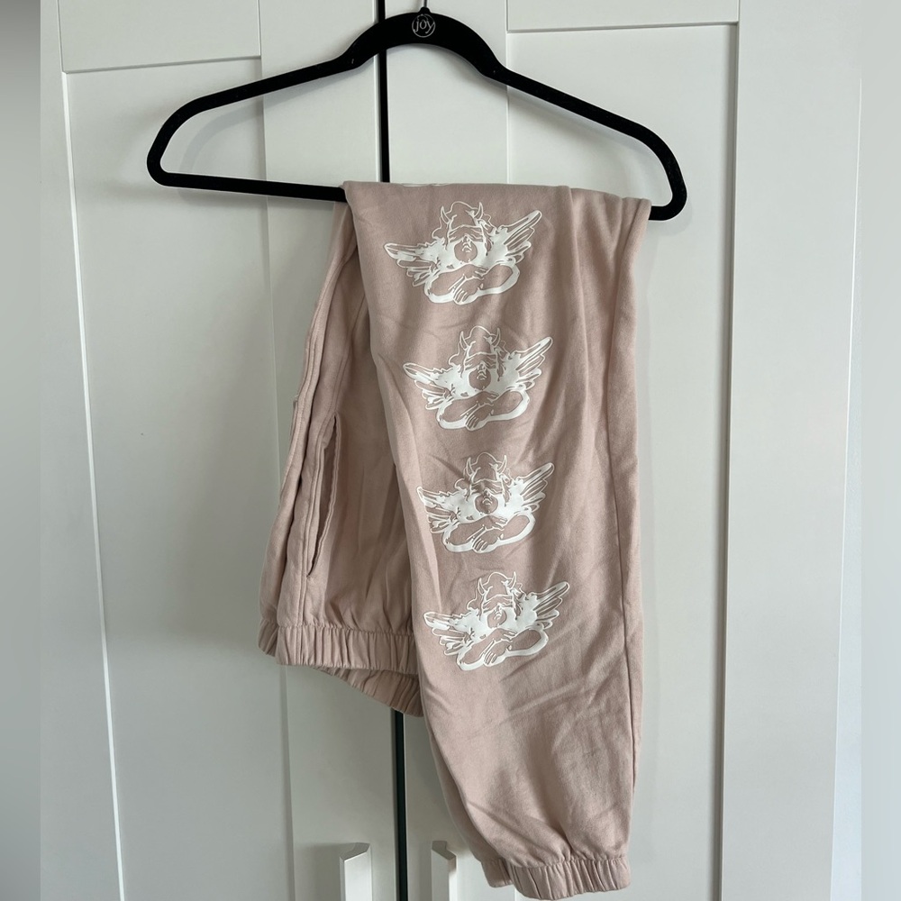 Boys Lie Pink Sweats with Angel